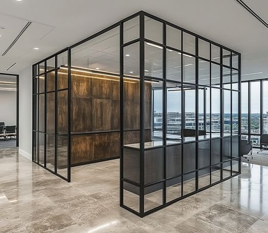 Aluminium Partitions Cladding